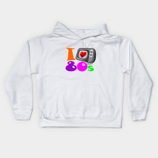 1980's Series I love the 80's (television) Kids Hoodie